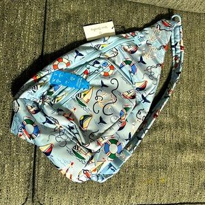 Brand New with tags Vera Bradley Really Regatta ReActive Sling Backpack